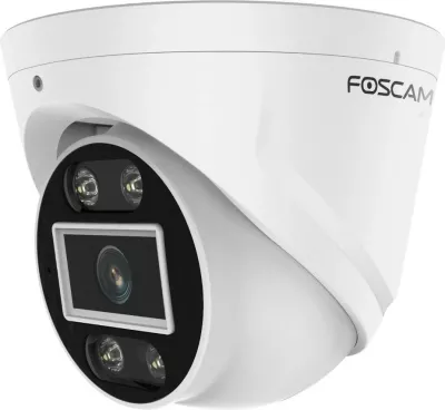 Set kamerash sigurie Foscam FN9108E-T4-2T me 4 kamera dhe recorder, 2TB, bardhë