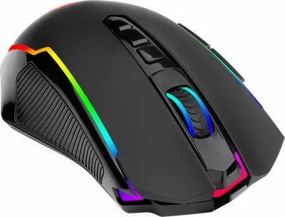 Maus gaming Redragon M914-RGB NIX 5000 DPI, RGB, wireless/USB/Bluetooth, i zi
