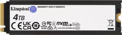 SSD M.2 Kingston FURY Renegade 4TB PCIe 4.0 NVMe me heatsink