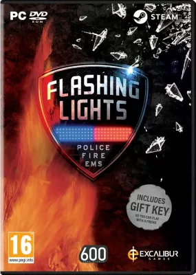 Lojë PC Excalibur Games Flashing Lights, Steam, PEGI 16, PC DVD-ROM, çelës (gift key)