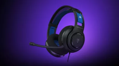 Kufje gaming Turtle Beach Atlas 200 PS, me kabllo 3.5 mm, 50 mm, mikrofon flip-to-mute, të zeza
