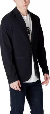 Blazer për meshkuj Armani Exchange 8NZG49 ZNYZZ, i zi [Madhësia: 44]