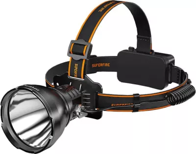 Llambë koke Superfire HL60, 2300lm, USB-C, e zezë