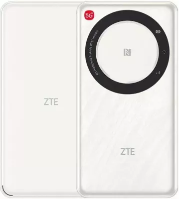 Router mobil ZTE U30 Air 5G, Wi-Fi 6, bateri 4500mAh, bardhë