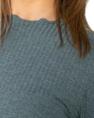 Bluzë me qafë të lartë për femra Only Emma 15180040, e gjelbër [Madhësia: M]