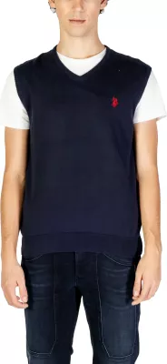 Jelek i thurur për meshkuj U.S. Polo Assn. US40 174001, i kaltër