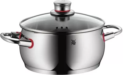 Set tenxhere, WMF, Quality One 07 7455 6380 (7455), inox me kapakë xhami, argjendtë, 5 copë