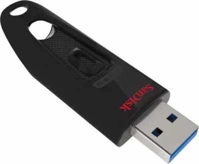 USB memorje SanDisk Ultra SDCZ48-128G-U46 128GB USB 3.0 e zezë