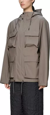 Jakne shiu Rains Pocket Jacket W3 për meshkuj, taupe [Madhësia: L]