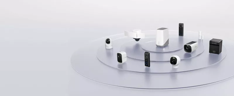 Kamera sigurie Anker Eufy eufyCam 3 S330, 4K, 2x Kamera + 1 x Homebase, e zezë/bardhë