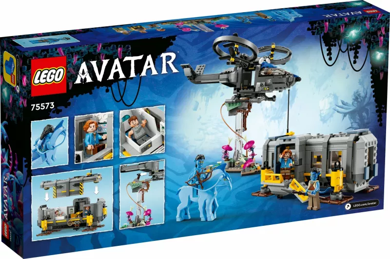 Set për ndërtim LEGO Avatar Floating Mountains: Site 26 & RDA Samson, 887 pjesë, Multikolor