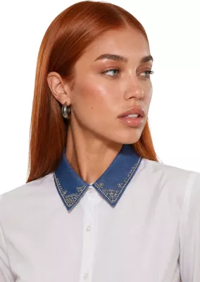 Jakë e heqshme për femra I am STR26L0CL00034, denim