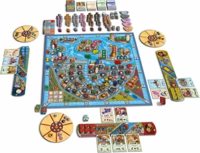 Lojë tavoline Queen Games Amsterdam Essential Edition, strategjike/ekonomike, 1-4 lojtarë, 120 min, anglisht, 12+