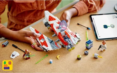 Set ndërtimi LEGO Jedi Bob's Starfighter, 305 pjesë, shumëngjyrësh