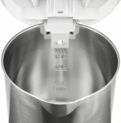 Ibrik elektrik UNOLD 18010, 1.5L, 2200W, bardhë