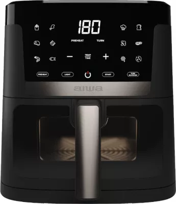 Fritore me ajër të nxehtë AIWA CHUKUMA AFR-7000 7L 1800W, e zezë/inoks