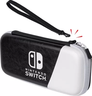 Këllëf udhëtimi PDP Deluxe Travel Case për Nintendo Switch/Switch Lite/Switch OLED, bardhë e zi