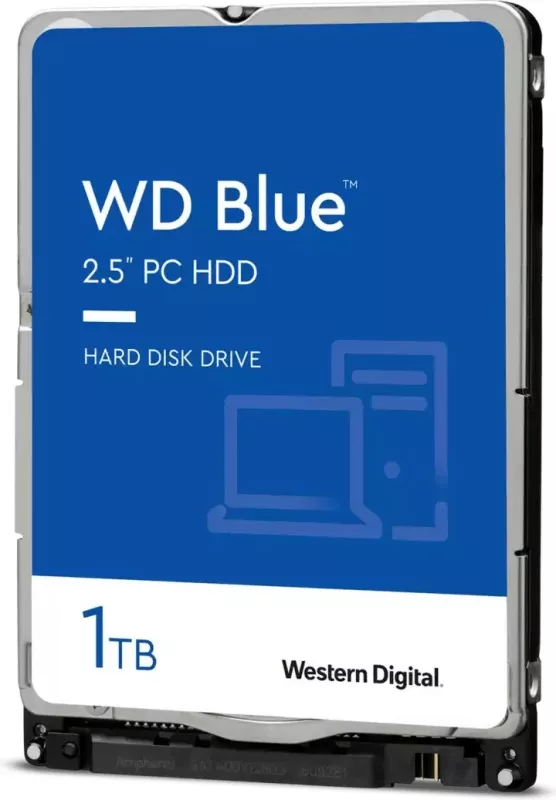 Hard disk Western Digital Blue 1 TB, 5400 RPM, 128 MB, 2.5", Serial ATA III