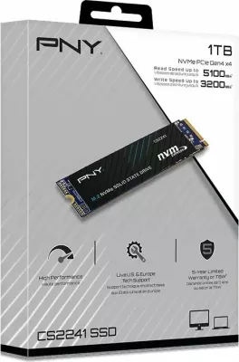 SSD PNY CS2241 1TB M.2 2280 NVMe PCIe Gen4