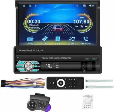 Monitor makine Podofo A3503, 7 inç, CarPlay & Android Auto, Ekran me prekje