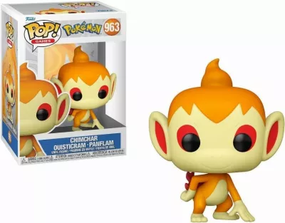Figurinë koleksionuese Funko POP! Pokemon Chimchar (EMEA), vinil, portokalli/krem