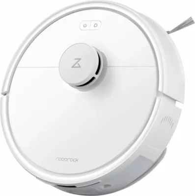 fshesë robotike Roborock Q7 BF+ 8000 Pa me stacion vetëzbrazës, depo uji 280 ml, e bardhë
