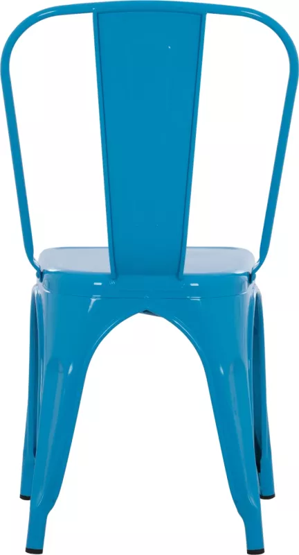 Karrige për ngrënie MELITA FH8641.08 metalike ngjyrë kaltër 43x50x82Hcm