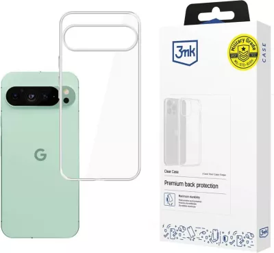 Mbështjellës 3mk Clear Case për Google Pixel 9 Pro, transparent