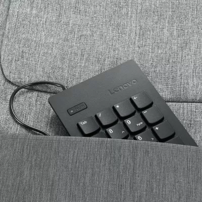 Tastierë numerike Lenovo KBD_BO Num Keypad 1, USB, 1 m, e zezë
