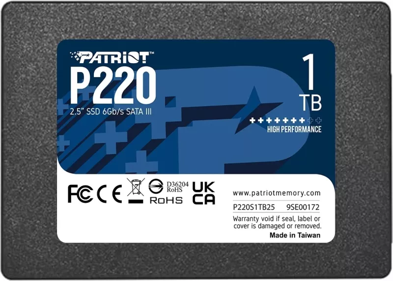 Disk SSD Patriot P220, 1TB, 2.5"