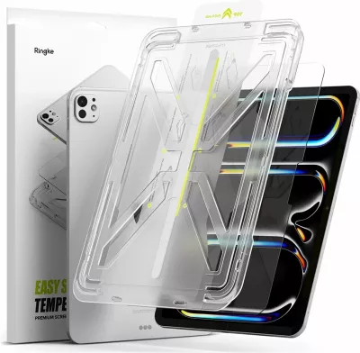 Xham i temperuar për ekran Ringke Easy Slide për iPad Pro 11" (2024, 5th Gen), Transparent