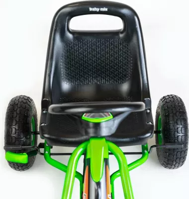 Gokart me pedale, Baby Mix, Razor, transmision përpara/mbrapa me frirrotullim, frenë dore në boshtin e pasëm, rrota të frymueshme 25 cm, moshat 3-8 vjeç, blu