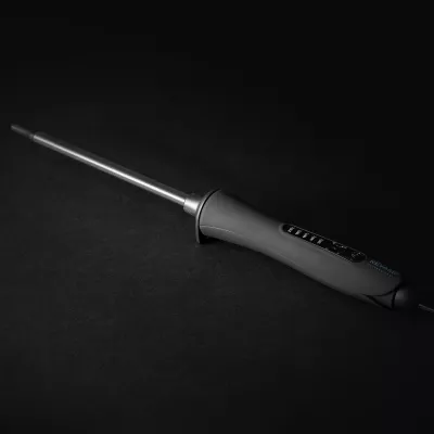 Shkop për kaçurrela Revamp Progloss Tight Curl Stick TO-1100, 10 mm, 120-210°C, i zi, me dorëzë rezistente ndaj nxehtësisë