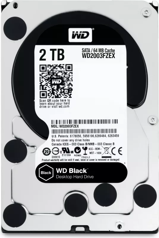 Hard disk Western Digital Black 3.5", 2 TB, 7200 RPM