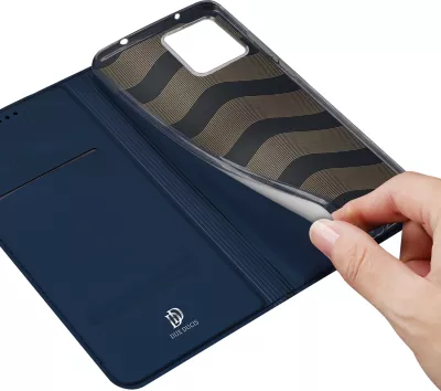 Mbështjellës Dux Ducis Skin Pro për OnePlus 13T, me stand dhe portofol, Kaltër