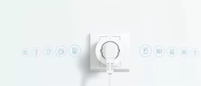 Prizë smart AQARA SP-EUC01 Zigbee 3.0 10A 2300W, e bardhë
