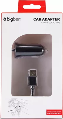 Karikues për veturë Bigben Switch Car Charger për Nintendo Switch, USB-C 1 m, 12-24V/5V 2.4A