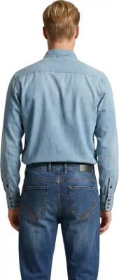 Këmishë për meshkuj Replay REGULAR M4860T.000.26C 12B, denim e çelët [Madhësia: XXXL]