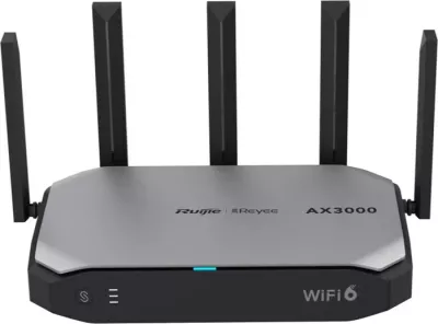 Ruter wireless Ruijie RG-EG105GW-X, Wi-Fi 6, 5 porta Gigabit, Gri