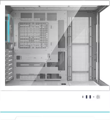 Kasë Darkflash DY451 PRO, midi tower, ARGB, 1 ventilator, e bardhë