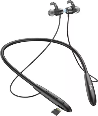 Kufje HOCO ES61, pa tela, Bluetooth, për sport, e zezë