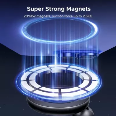 Mbajtës magnetik telefoni për veturë UGREEN 65185 MagSafe 360°, i zi