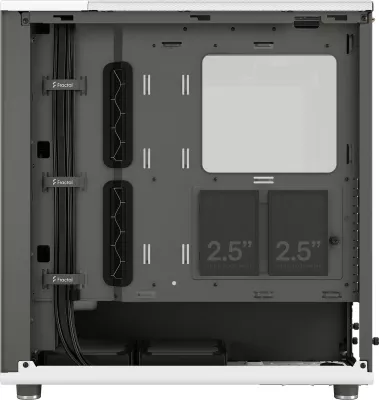 Kasë Fractal Design North Chalk White, Midi Tower, xham i kalitur