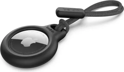 Mbështjellës Belkin F8W974btBLK, AirTag, i zi, rezistent ndaj gërvishtjeve