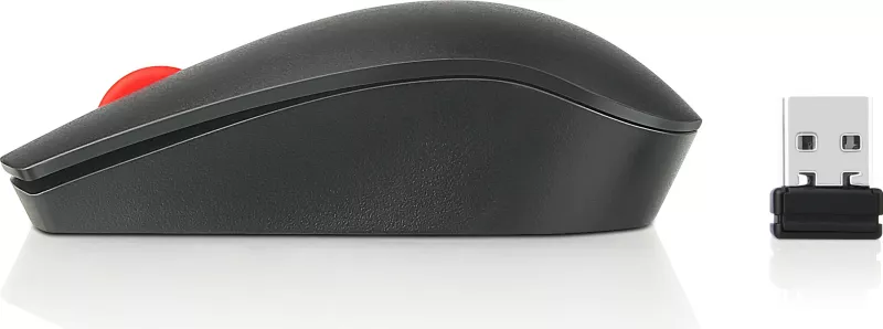 Maus Lenovo 4X30M56887, Ambidextrous, Optical, RF Wireless, 1200 DPI, Black, Red