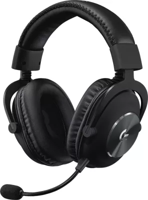 Kufje gaming me kabllo Logitech G Pro X, USB DAC, mikrofon Blue VO!CE i shkëputshëm, 50 mm, të zeza