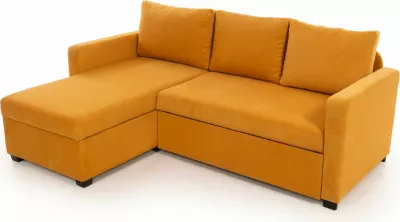 Kënd-sofë krevati, ngjyrë mustard, Atelier del Sofa, Kado