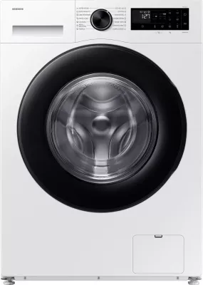 Makinë larëse Samsung WW10FG5U34AELE, AI Ecobubble, SmartThings, Super Speed 39 min, klasa A, e bardhë/zezë