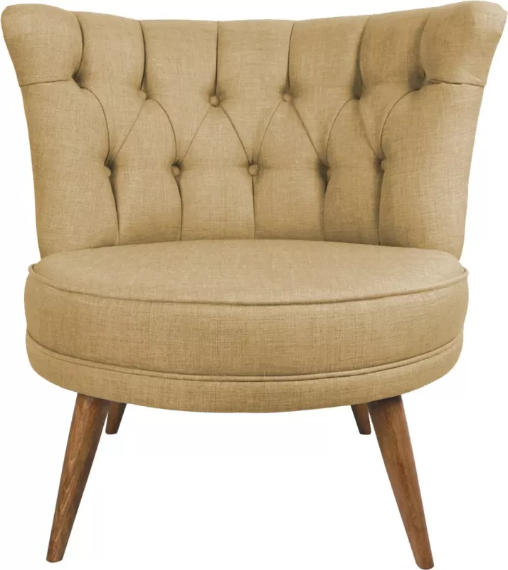 Karrige wing Atelier del Sofa, Richland, ngjyrë kafe e çelët