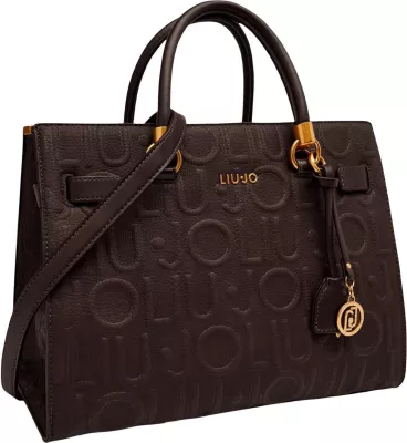 Çantë shopper Liu Jo AF6086 E1139 për femra, kafe e errët